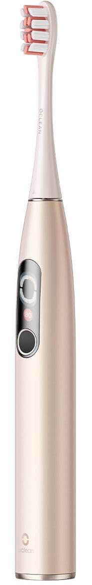Фото - Зубна щітка електрична Oclean X Pro Digital Set Electric Toothbrush Champagne Gold (6970810552577)