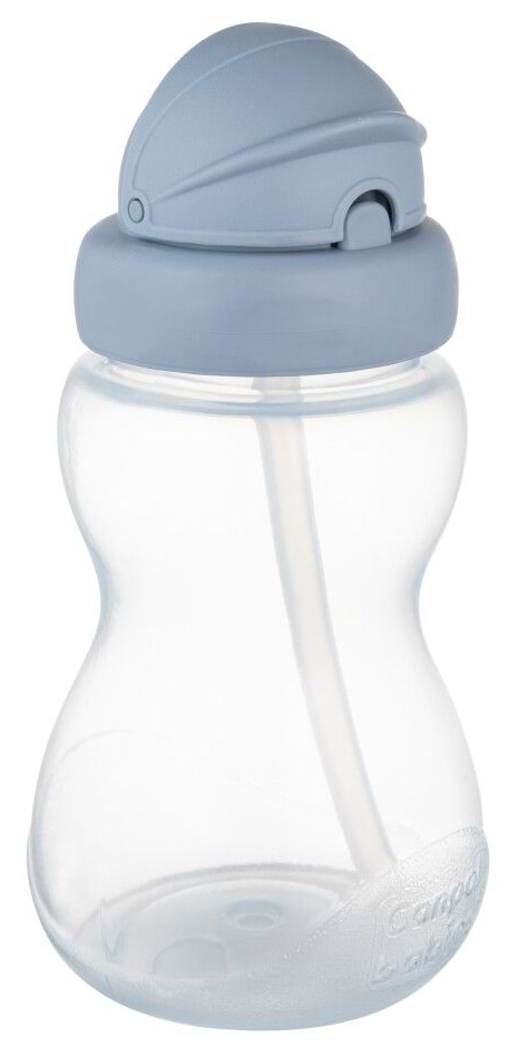 Поильник-непроливайка детский Canpol babies Бидончик со сложной силиконовой трубочкой синий 270 мл (56/109_blu2)