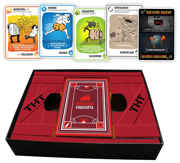 Фото - Настільна гра (8+) Rozum Вибухові кошенята: оригінальне видання (EKIEK01UA)