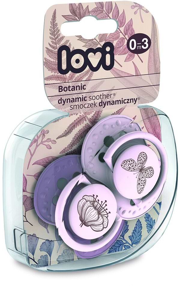 Фото - Динамическая пустышка Lovi 0-3 м-цев 2 шт. Botanic Girl (22/869girl)