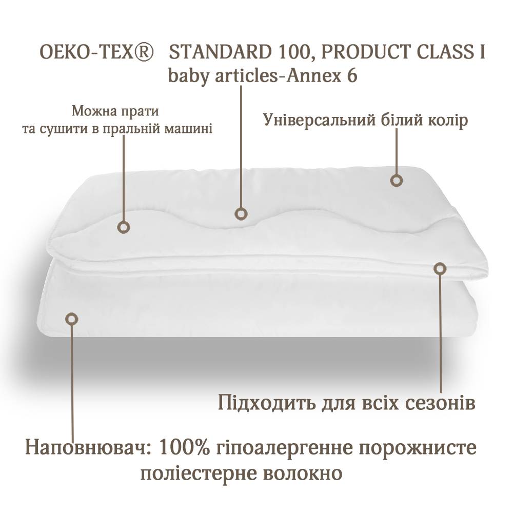 Фото - Ковдра дитяча всесезонна Interscalit Cheeky Fox 100x135, в мішечку на зав'язках (QS00236)