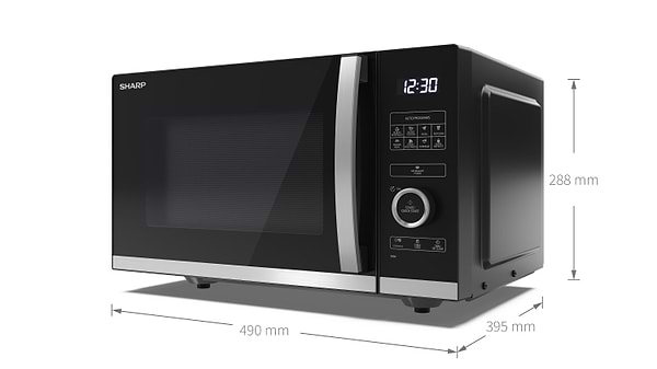 Фото - Мікрохвильова піч (НВЧ) Sharp YC-QS254AE-B