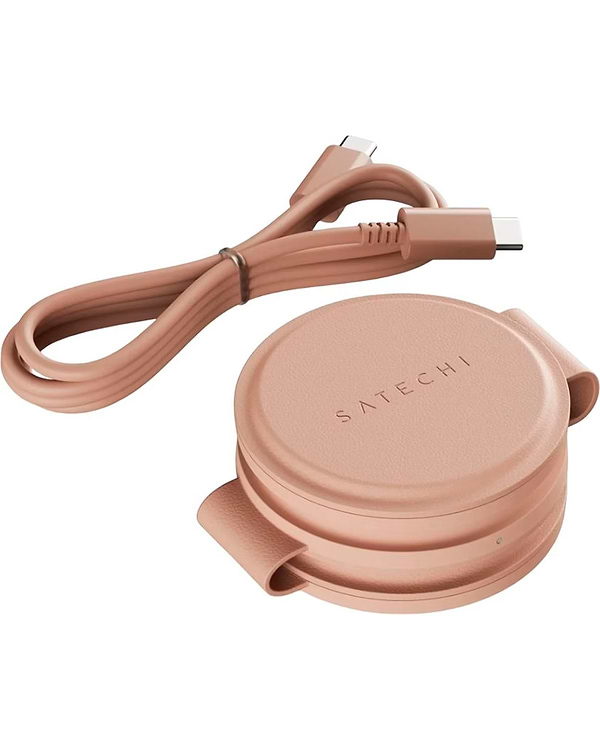 Фото - Бездротовий зарядний пристрій Satechi OntheGo 3-in-1 Wireless Charger Desert Rose (ST-QTG31R)