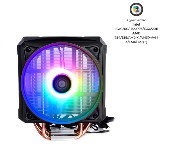 Фото - Процесорний кулер QUBE QB-OL1100