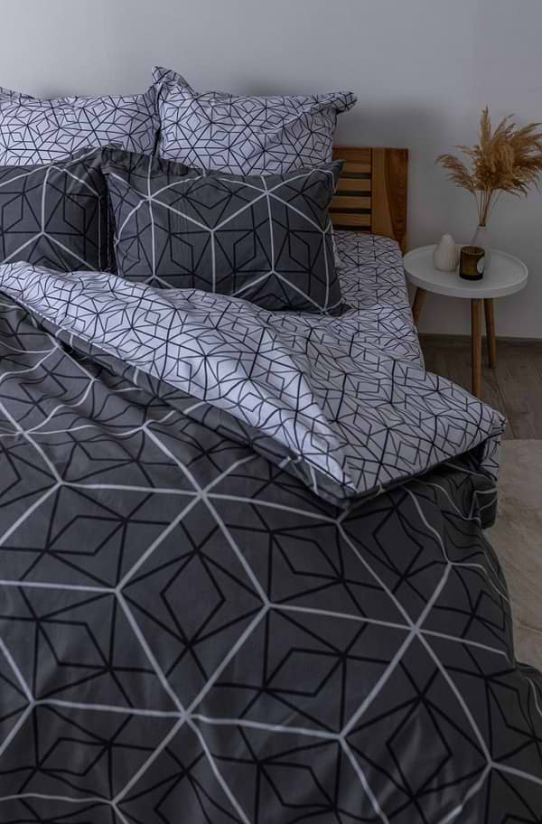 Фото - Комплект постельного белья ТЕП Quadro Star Grey (2-00880_25736)