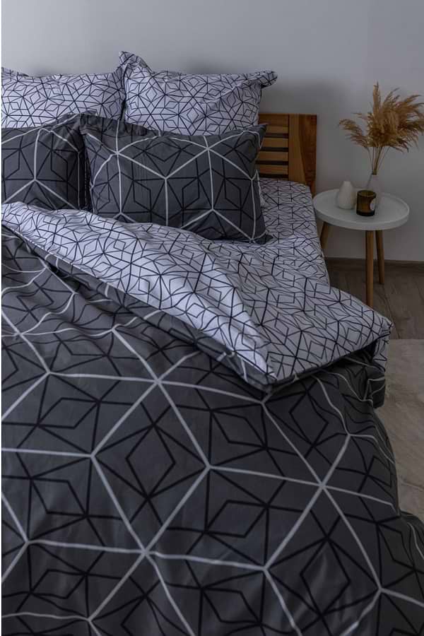 Фото - Комплект постельного белья ТЕП Quadro Star grey (2-01691_25735)