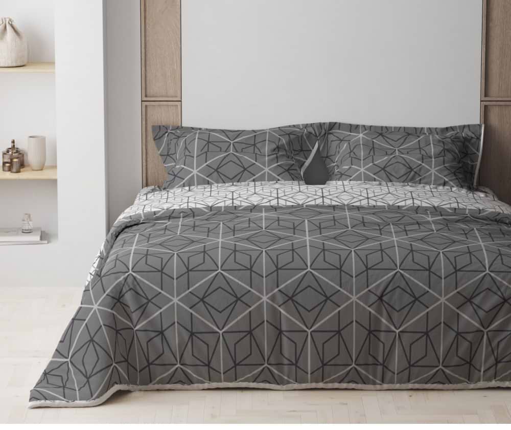 Комплект постільної білизни ТЕП Quadro Star grey (2-00882_25737)