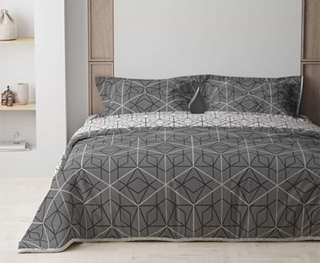 Фото - Комплект постельного белья ТЕП Quadro Star Grey (2-00880_25736)