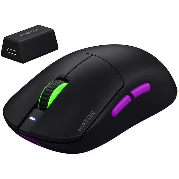 Фото - Мышь беспроводная игровая Hator Quasar 3 ULTRA 8K Wireless (HTM770) Black