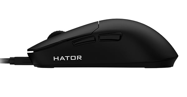 Фото - Миша дротова ігрова Hator Quasar Essential Black (HTM-400)