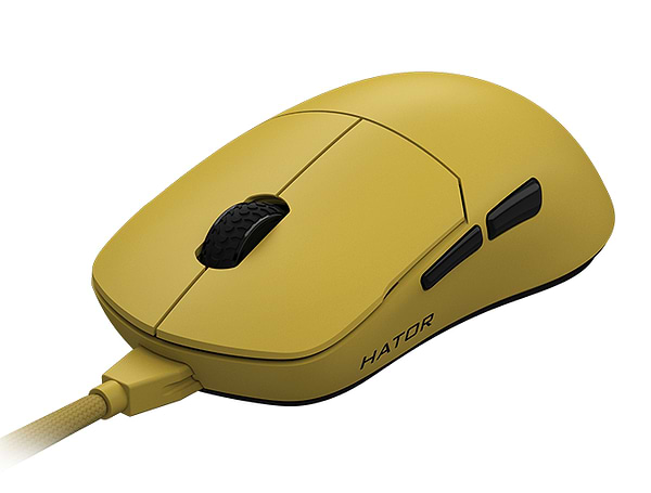 Фото - Миша дротова ігрова Hator Quasar Essential Yellow (HTM-402)