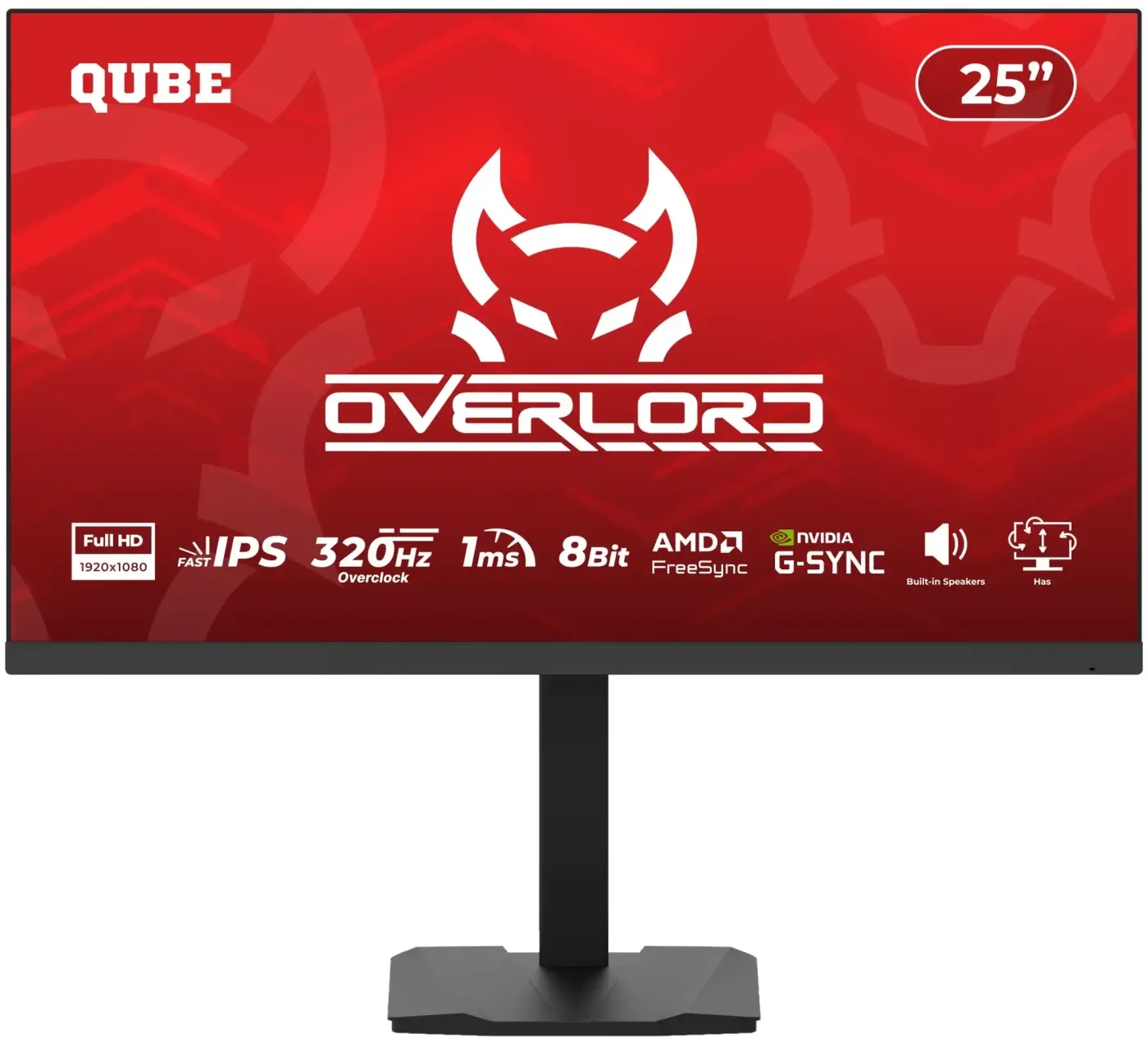 Монітор ігровий QUBE Overlord G25F300HS