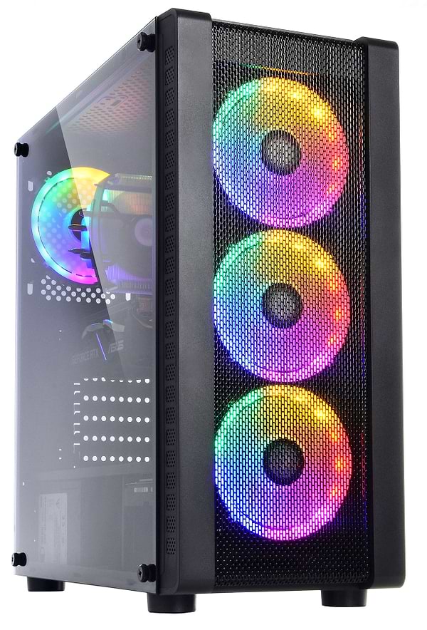 Фото - Системный блок QUBE QB Ryzen 5 5600X GT 1030 2GB 161 (Ryzen55600XGT10302GB161)