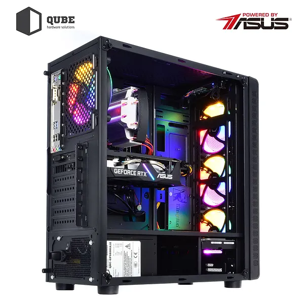 Фото - Системний блок QUBE QB Ryzen 5 5600X GT 1030 2GB 1621 (Ryzen55600XGT10302GB1621)