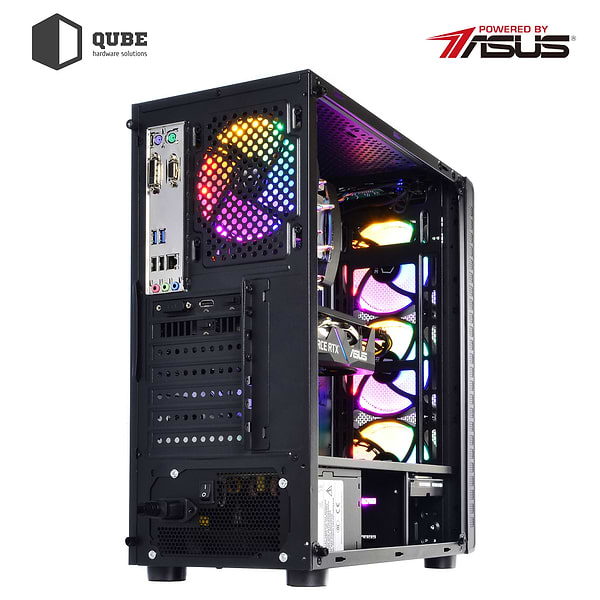 Фото - Системный блок QUBE QB Ryzen 5 5600X GT 1030 2GB 161 (Ryzen55600XGT10302GB161)