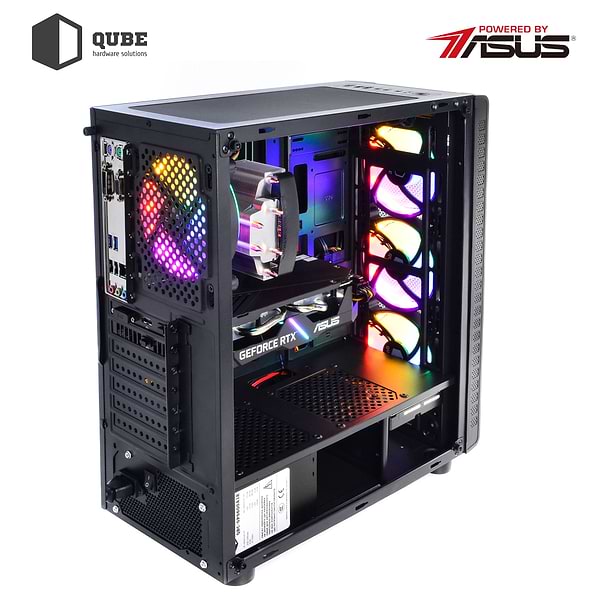 Фото - Системный блок QUBE QB Ryzen 5 5600X GT 1030 2GB 1611 (Ryzen55600XGT10302GB1611)