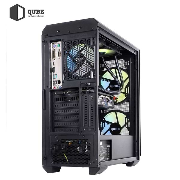 Фото - Системний блок QUBE QB i7 12700KF RTX 3060 12GB 6442 (i712700KFRTX306012GB6442)