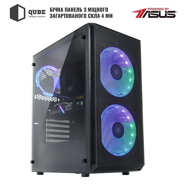 Фото - Системный блок QUBE QB i5 9400F GTX 1650 4GB 1641 (i59400FGTX16504GB1641)
