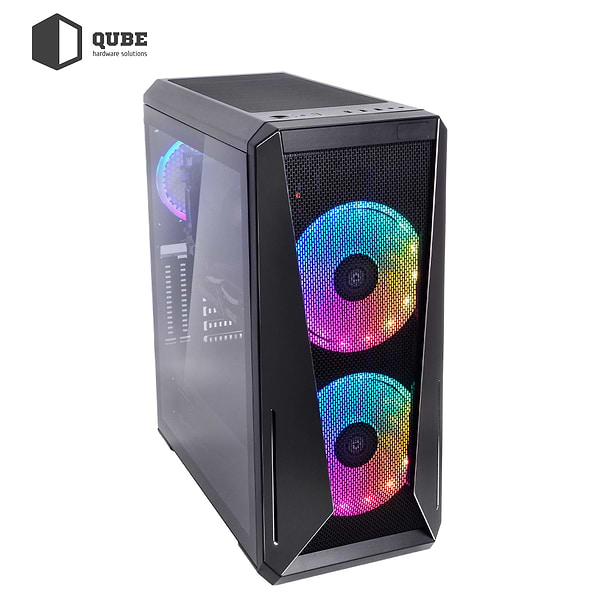 Фото - Системний блок QUBE QB Ryzen 5 5600X RTX 3060 TI 8GB 1621 (Ryzen55600XRTX3060TI8GB1621)