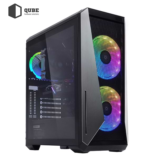 Фото - Системний блок QUBE QB Ryzen 5 5600X RTX 3060 TI 8GB 1621 (Ryzen55600XRTX3060TI8GB1621)