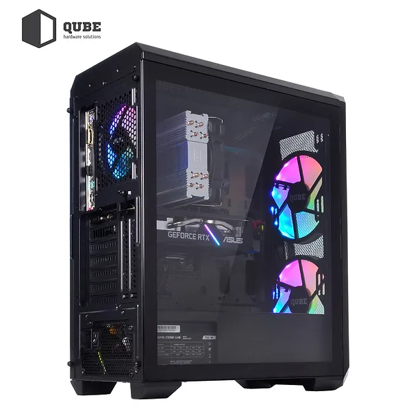Фото - Уцінка - Системний блок QUBE QB Ryzen 5 5600X RTX 3060 TI 8GB 1610 (Ryzen55600XRTX3060TI8GB1610)
