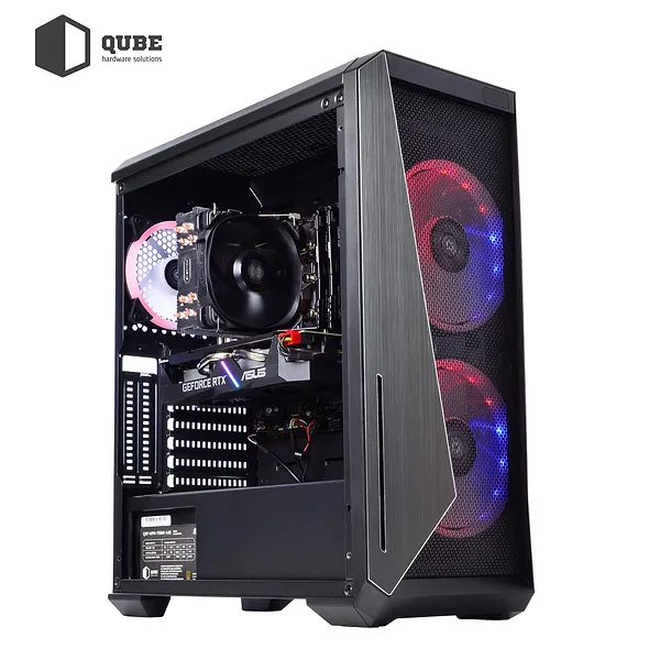 Фото - Уцінка - Системний блок QUBE QB Ryzen 5 5600X RTX 3060 TI 8GB 1610 (Ryzen55600XRTX3060TI8GB1610)