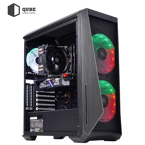 Фото - Системний блок QUBE QB Ryzen 5 5600X RTX 3060 TI 8GB 1621 (Ryzen55600XRTX3060TI8GB1621)