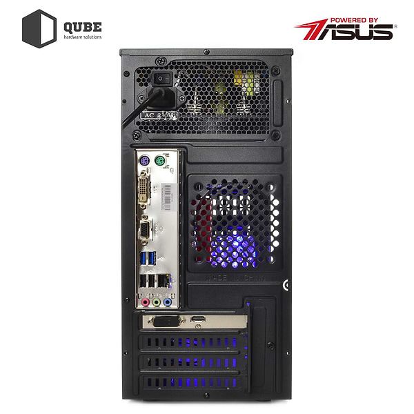 Фото - Системный блок QUBE QB Ryzen 5 3600 GT 1030 2GB 821 (Ryzen53600GT10302GB821)