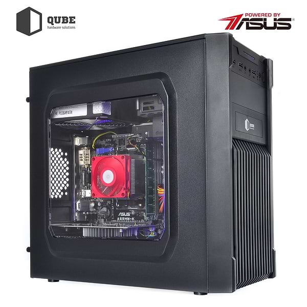 Фото - Системный блок QUBE QB Ryzen 5 3600 GT 1030 2GB 1621 (Ryzen53600GT10302GB1621)
