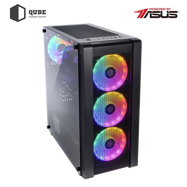 Фото - Системный блок QUBE QB Ryzen 5 5600X GT 1030 2GB 1611 (Ryzen55600XGT10302GB1611)