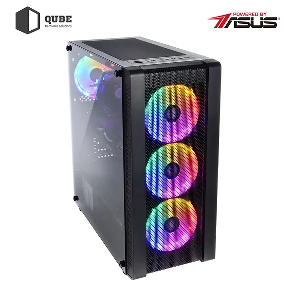 Фото - Системний блок QUBE QB Ryzen 5 5600X GT 1030 2GB 1621 (Ryzen55600XGT10302GB1621)