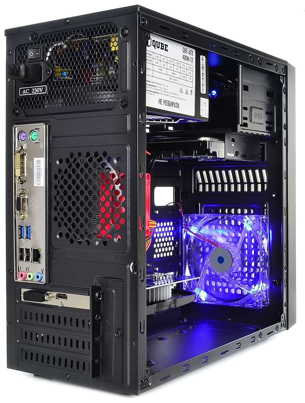 Фото - Системный блок QUBE QB i3 10100 GT 1030 2GB 811 (i310100GT10302GB811)