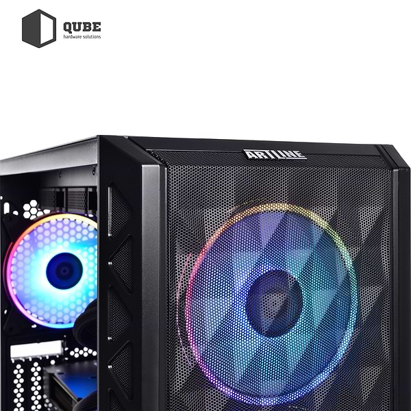 Фото - Системный блок QUBE QB i9 13900KF RTX 3060 12GB Z1 6410 (i913900KFRTX306012GBZ16410)