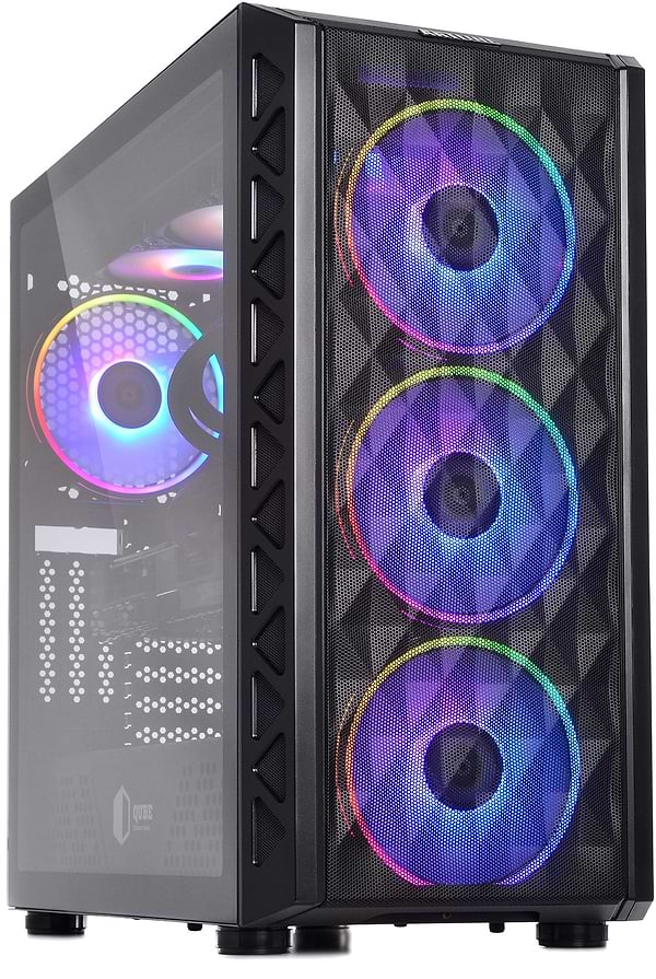 Фото - Системный блок QUBE QB i9 13900KF RTX 3060 12GB Z1 6410 (i913900KFRTX306012GBZ16410)