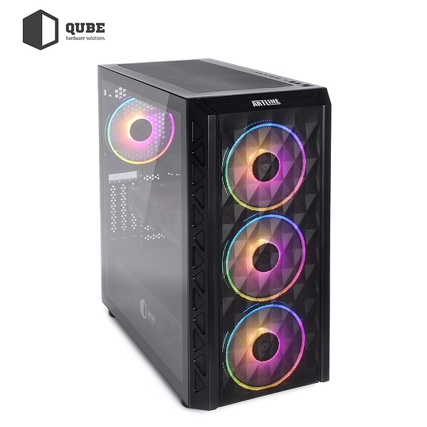 Фото - Системний блок QUBE QB i9 13900KF RTX 3060 12GB Z1 32102 (i913900KFRTX306012GBZ132102)