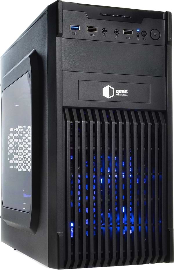 Фото - Системний блок QUBE QB Ryzen 5 5500 GT 1030 2GB 162 (Ryzen55500GT10302GB162)