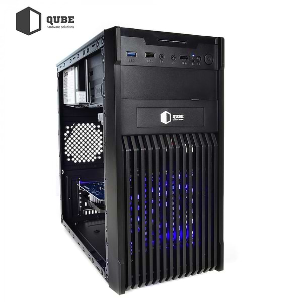 Фото - Системный блок QUBE QB Ryzen 5 5500 RX 560 4GB 811 (Ryzen55500RX5604GB811)