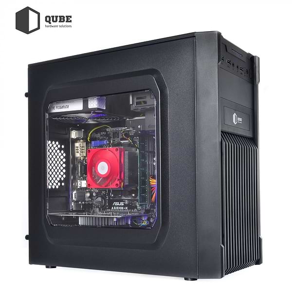 Фото - Системный блок QUBE QB Ryzen 5 5500 RX 560 4GB 811 (Ryzen55500RX5604GB811)