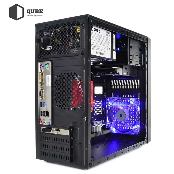 Фото - Системний блок QUBE QB Ryzen 5 5600 GT 1030 2GB 161 (Ryzen55600GT10302GB161)