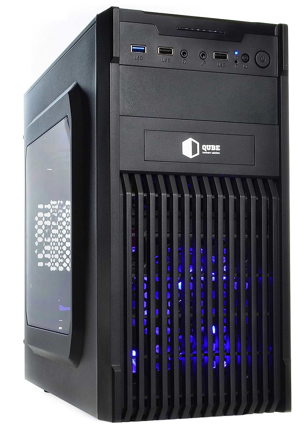 Фото - Системний блок QUBE QB Ryzen 5 5600 GT 1030 2GB 161 (Ryzen55600GT10302GB161)