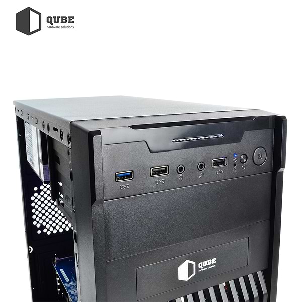 Фото - Системний блок QUBE QB Ryzen 5 5600 GT 1030 2GB 161 (Ryzen55600GT10302GB161)