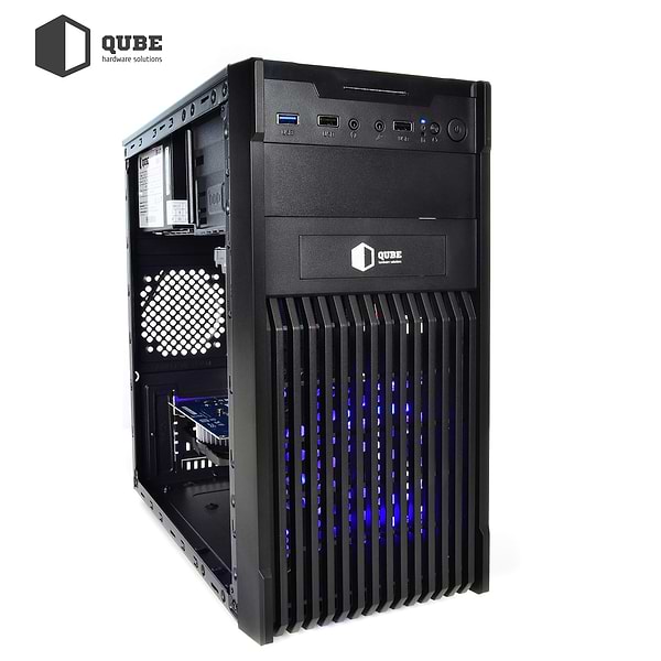 Фото - Системний блок QUBE QB Ryzen 5 5600 GT 1030 2GB 161 (Ryzen55600GT10302GB161)