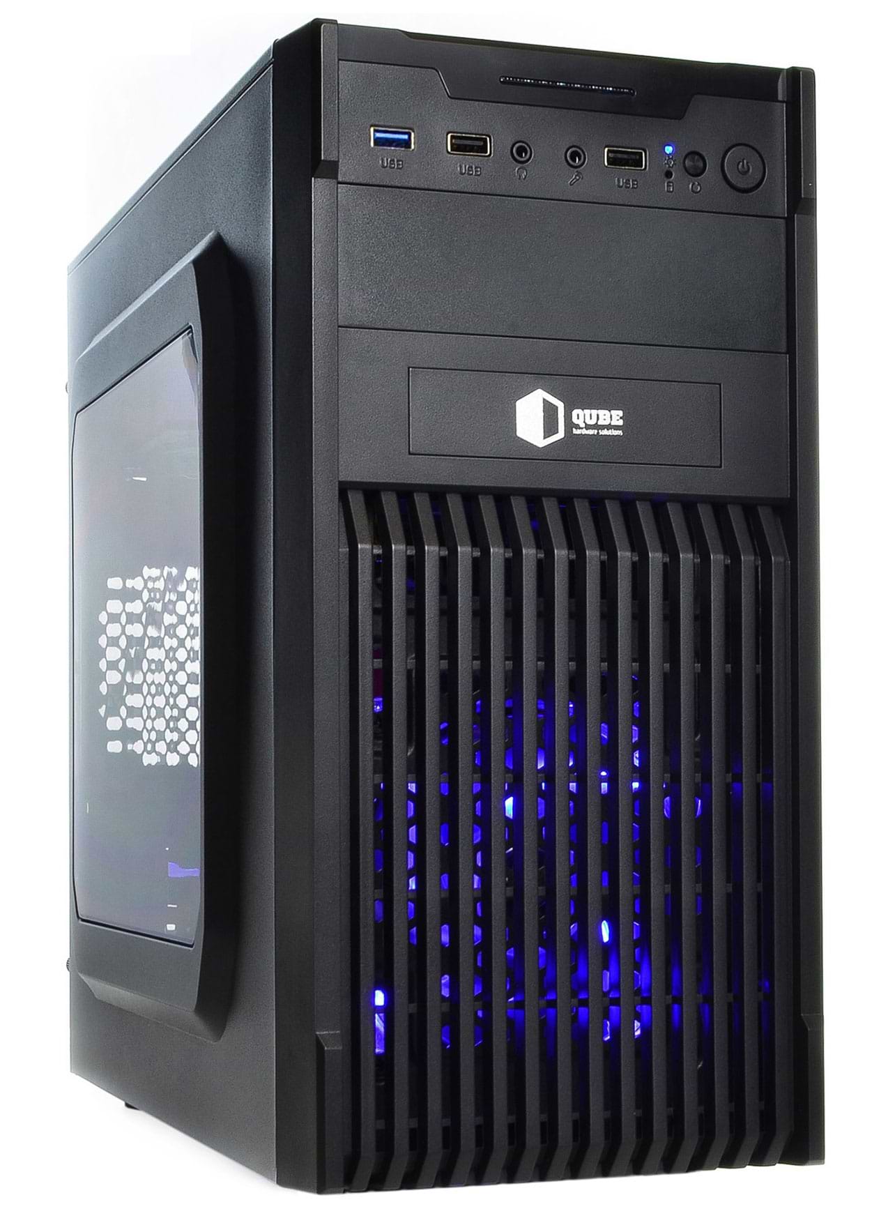 Системный блок QUBE QB Ryzen 5 5600 GT 1030 2GB 1621 (Ryzen55600GT10302GB1621) - Фото 1