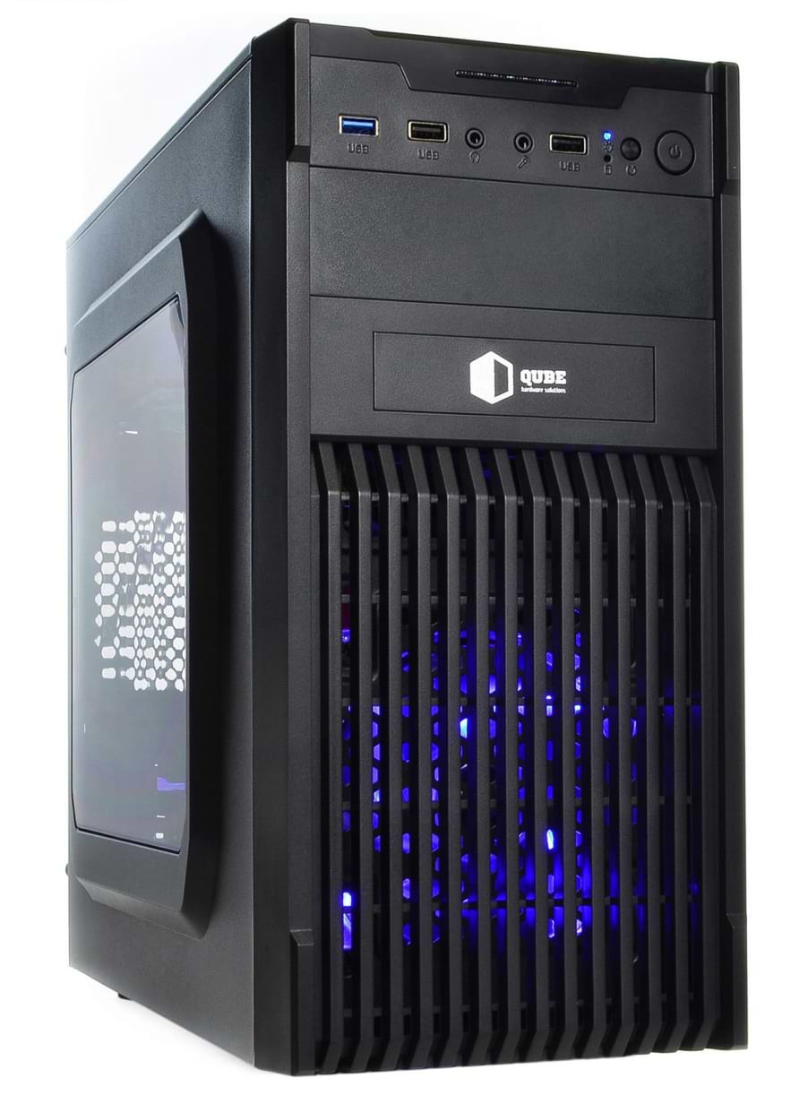 Системний блок QUBE QB Ryzen 5 5600 RX 560 4GB 162 (Ryzen55600RX5604GB162) - Фото 1