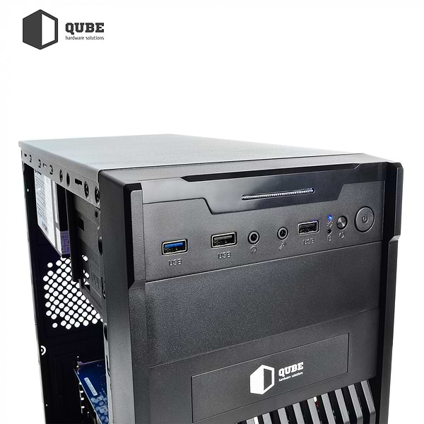 Фото - Системний блок QUBE QB Ryzen 5 5600 RX 560 4GB 162 (Ryzen55600RX5604GB162)