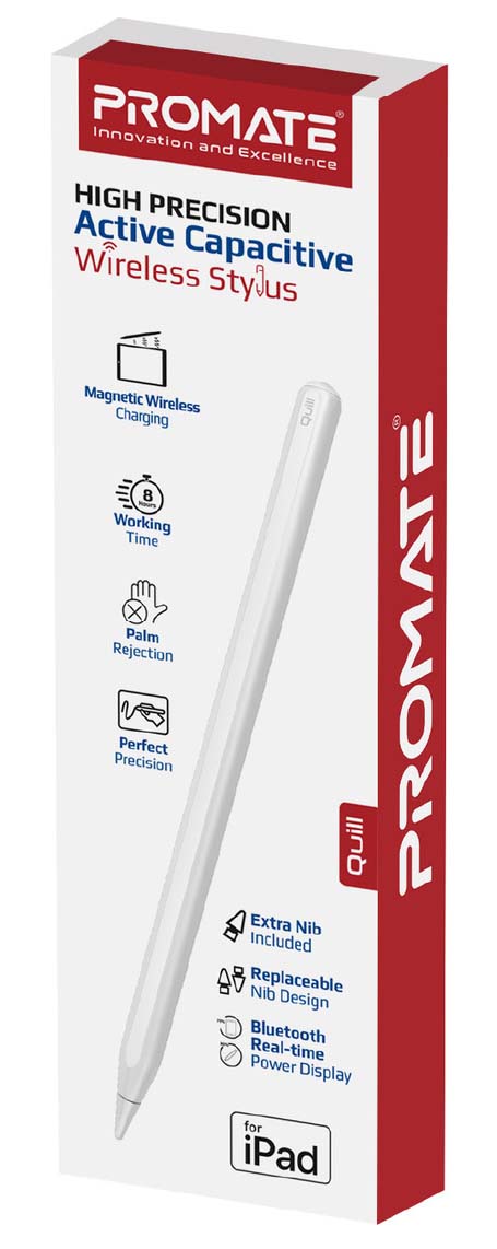 Фото - Стилус Promate quill.white