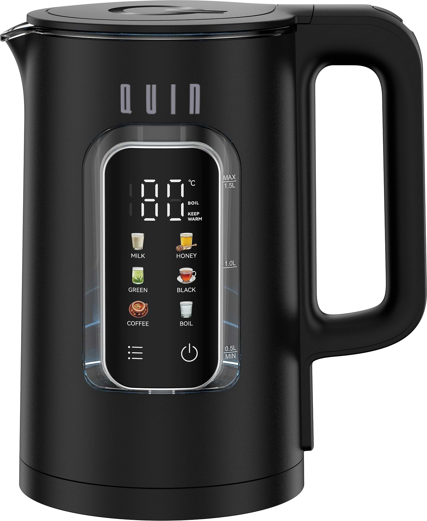Электрический чайник QUIN KTL-303 Black - Фото 1