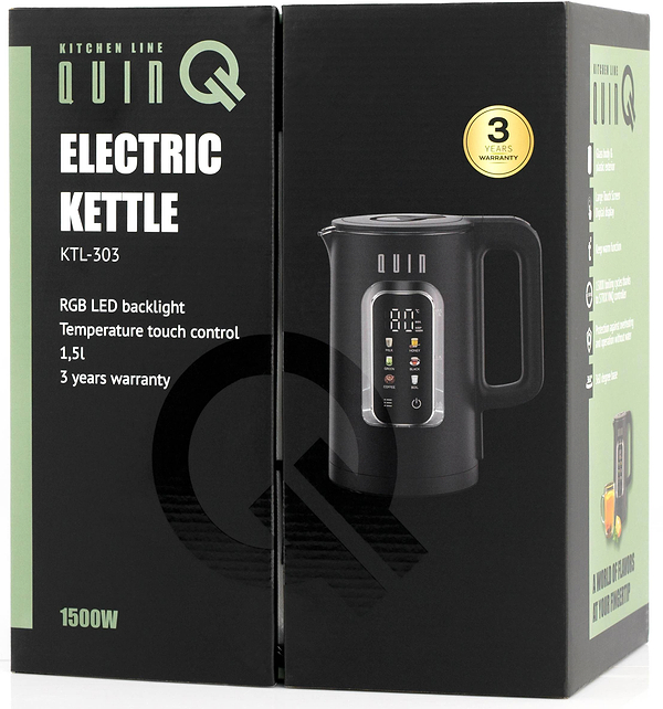 Фото - Электрический чайник QUIN KTL-303 Black