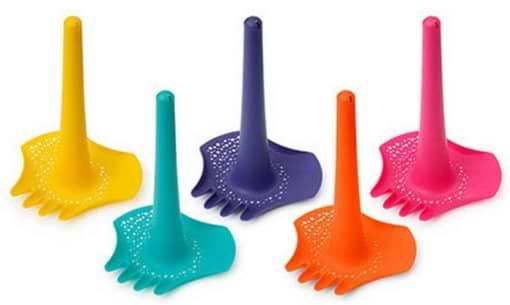 Фото - Грабли для игры в песочнице Quut Orange (170044)