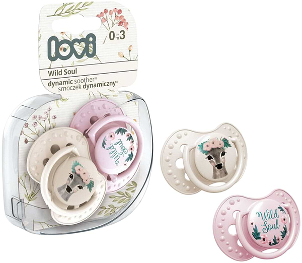 Фото - Динамическая пустышка Lovi 0-3 м-цев 2 шт. Wild Soul Girl (22/882girl)